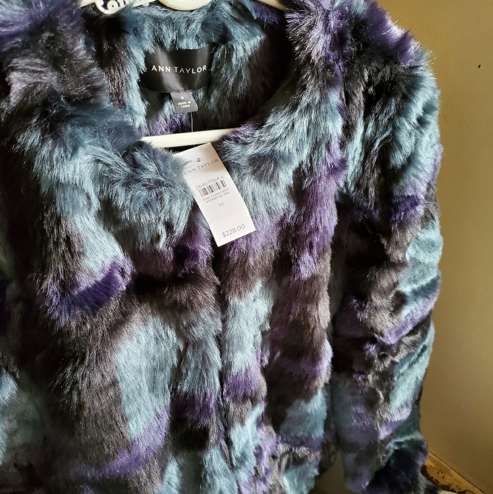 Brand new ann taylor fur